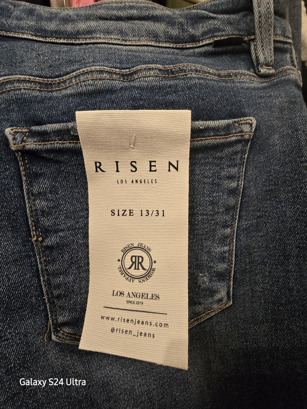 Women's Classic Blue Denim Jeans - Size 13/31